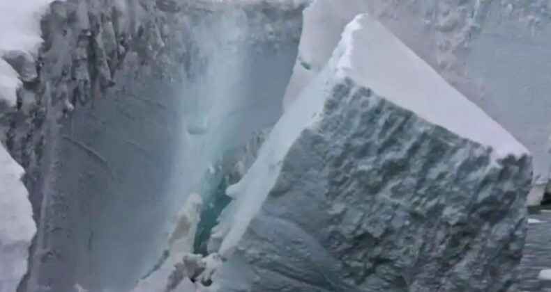 NASA, Antarktika’da eriyen bölgenin görüntülerini paylaştı