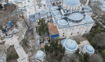 Beyazıt Camii Hünkar Kasrı’nın restorasyon çalışmalarında sona doğru