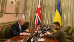 Boris Johnson, Kiev’de Vladimir Zelensky ile bir araya geldi