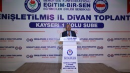 Büyükkılıç, Memur-Sen ve Eğitim-Bir-Sen temsilcileriyle bir ortaya geldi