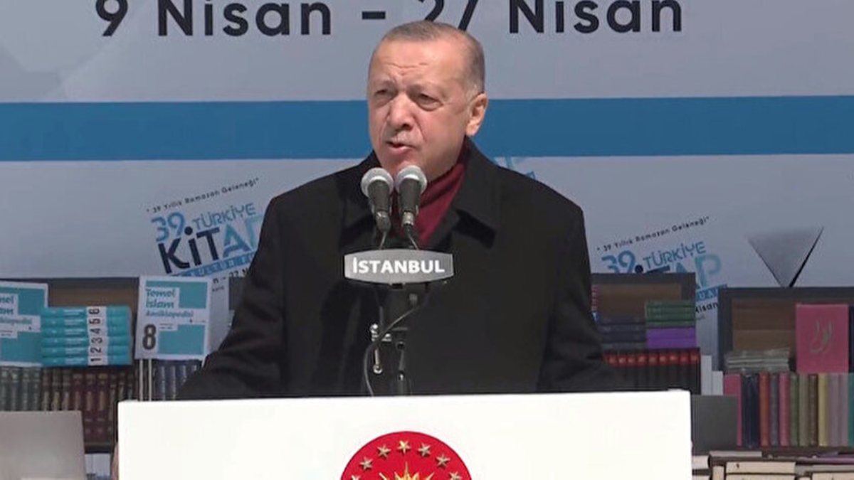 Cumhurbaşkanı Erdoğan, 39. Türkiye Kitap ve Kültür Fuarı’nda konuştu