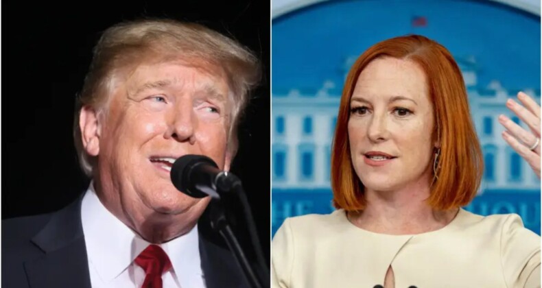 Donald Trump, Jen Psaki’nin kızıl saçıyla ilgili konuştu