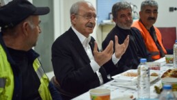 Kemal Kılıçdaroğlu inşaat işçileriyle iftar yaptı