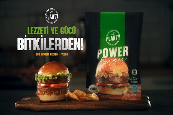 Pınar’dan yepisyeni bir eser; Planty Power Burger