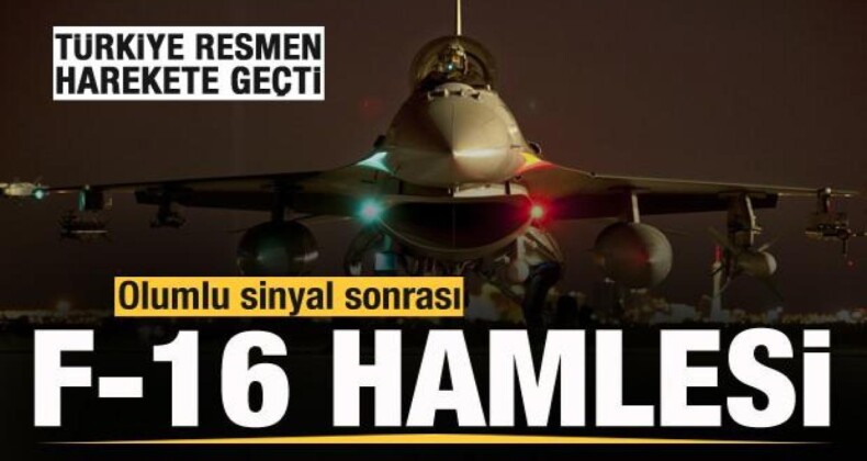 Resmi olarak harekete geçti!  Türkiye’den yeni F-16 adımı