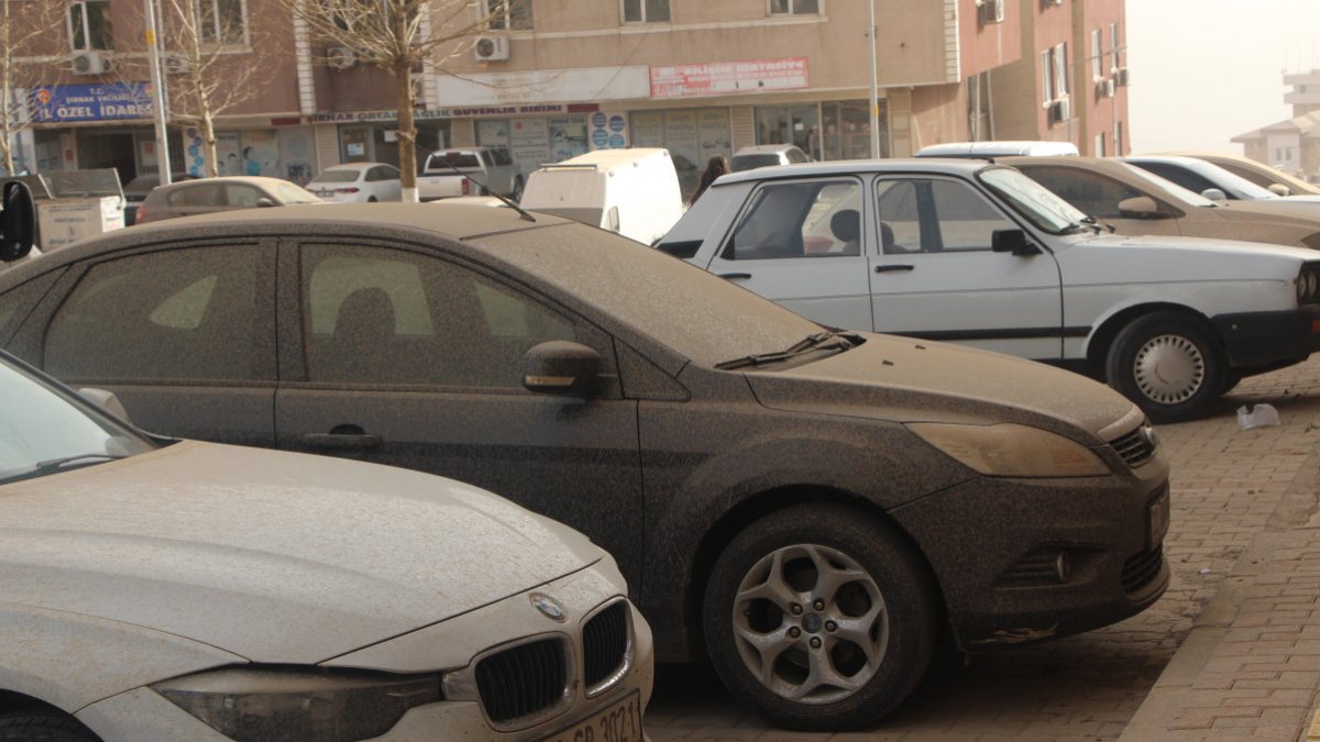 Toz taşınımı Güneydoğu’da etkisini gösterdi
