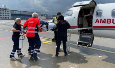 Ambulans uçak, Çekya’da rahatsızlanan Türk öğrenci için havalandı