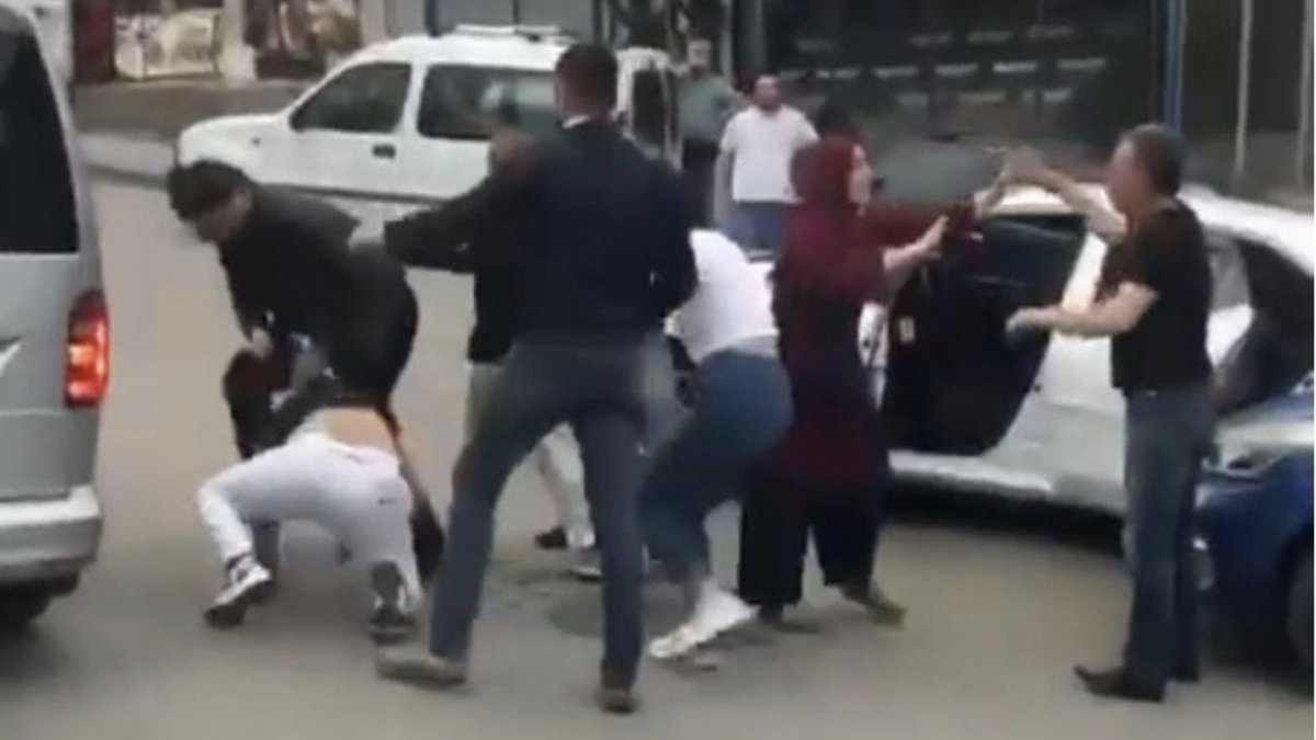 Ankara’da yol verme kavgası