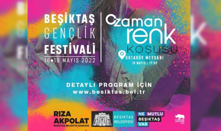 Beşiktaş’ta 19 Mayıs Gençlik Festivali ile kutlanacak
