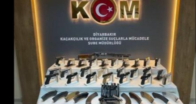 Diyarbakır’da yasa dışı silah ticareti yapan şahıslar yakalandı