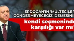 Erdoğan’ın ‘Mültecileri göndermeyeceğiz’ demesinin kendi seçmeninde karşılığı var mı?