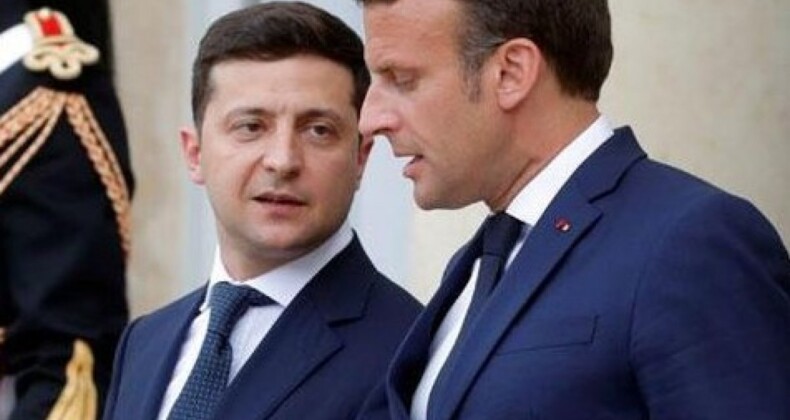 Fransa Cumhurbaşkanı Macron, Zelensky ile görüştü