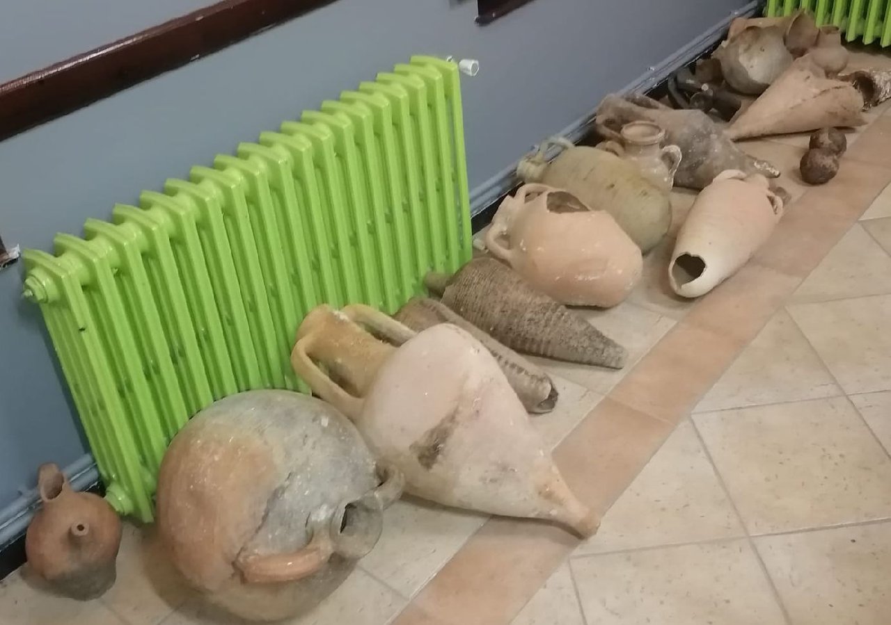 Kocaeli’de Roma ve Bizans dönemine ait amforalar ele geçirildi