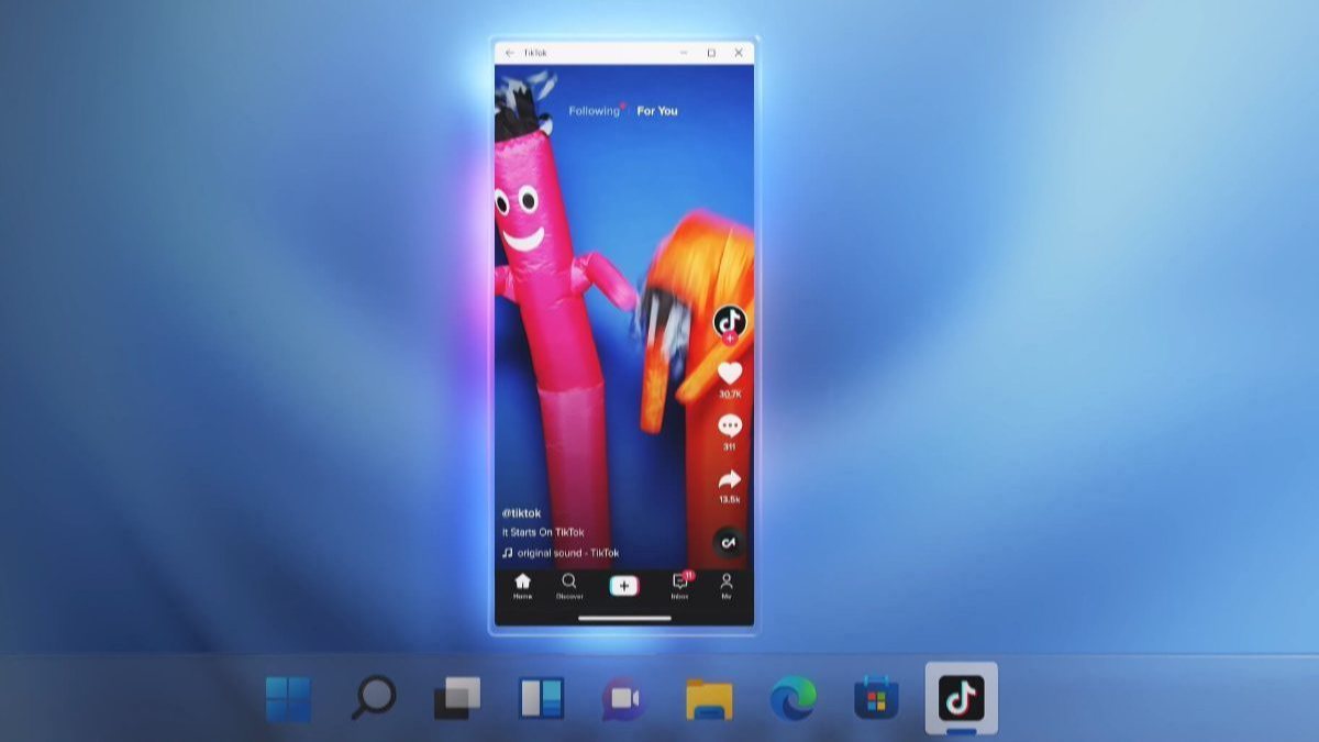 Microsoft, Windows 11 için Android 12’yi test ediyor