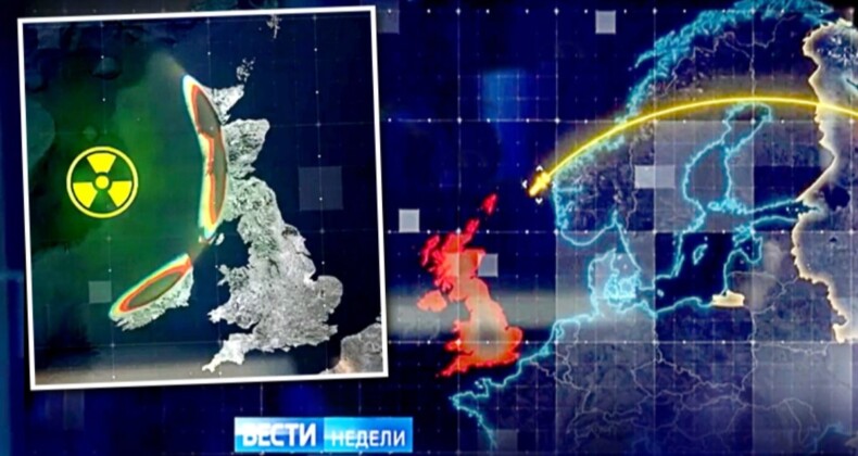 Rus devlet televizyonu, İngiltere’yi nükleer hücumla tehdit etti