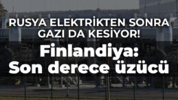 Rusya elektrikten sonra gazı da kesiyor! Finlandiya: Son derece üzücü