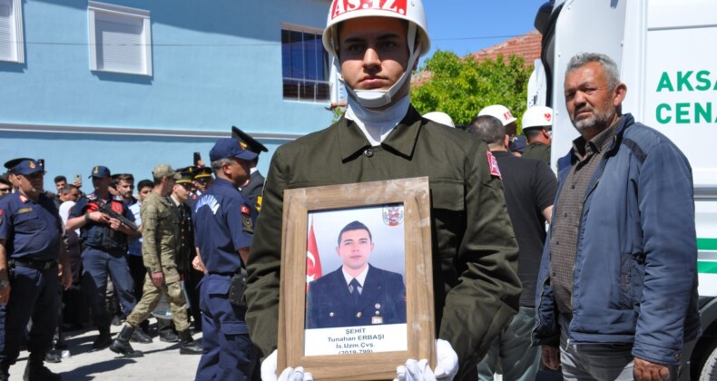 Şehit Tunahan Erbaşı’na Aksaray’da son veda