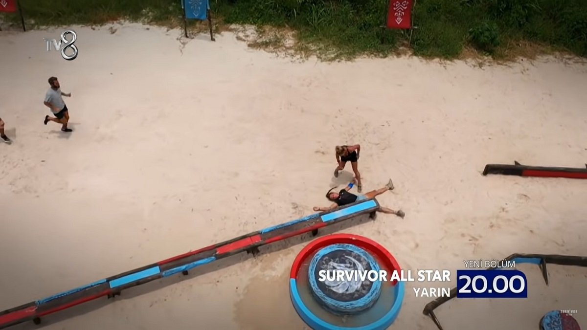 Survivor All Star’da korkunç kaza: Nisa Bölükbaşı bir kez daha ağır darbe aldı, bir anda yere yığıldı!