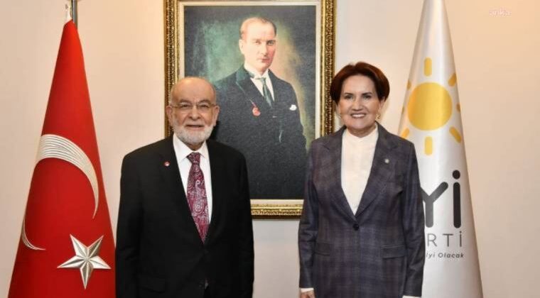 Temel Karamollaoğlu, Meral Akşener’i ziyaret etti