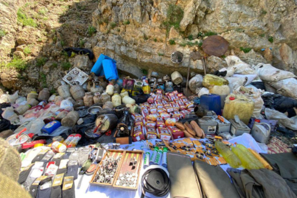 Tunceli’de çok sayıda mühimmat ele geçirildi