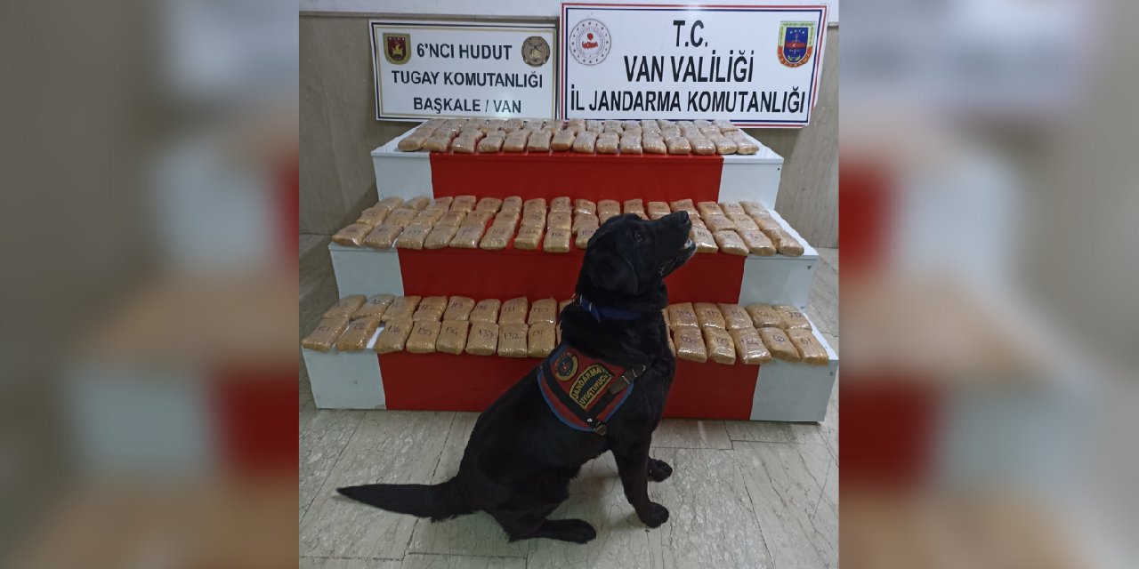 Van’da 72,5 kilo eroin ele geçirildi