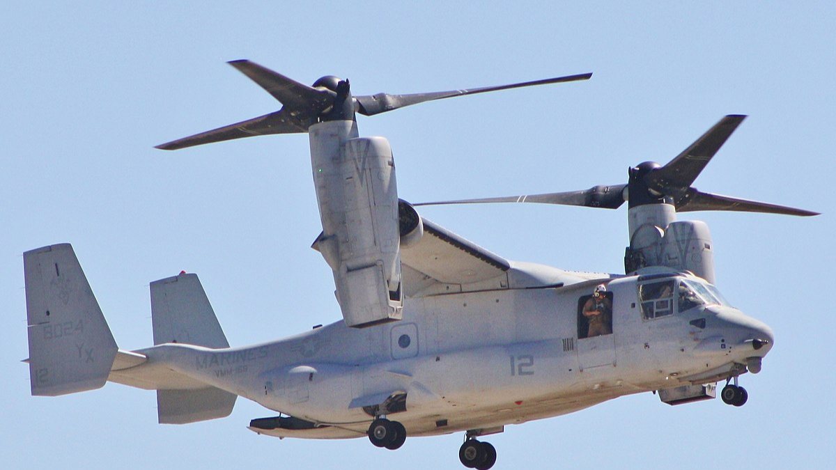 ABD ordusuna ait Osprey hava aracı düştü: 4 ölü