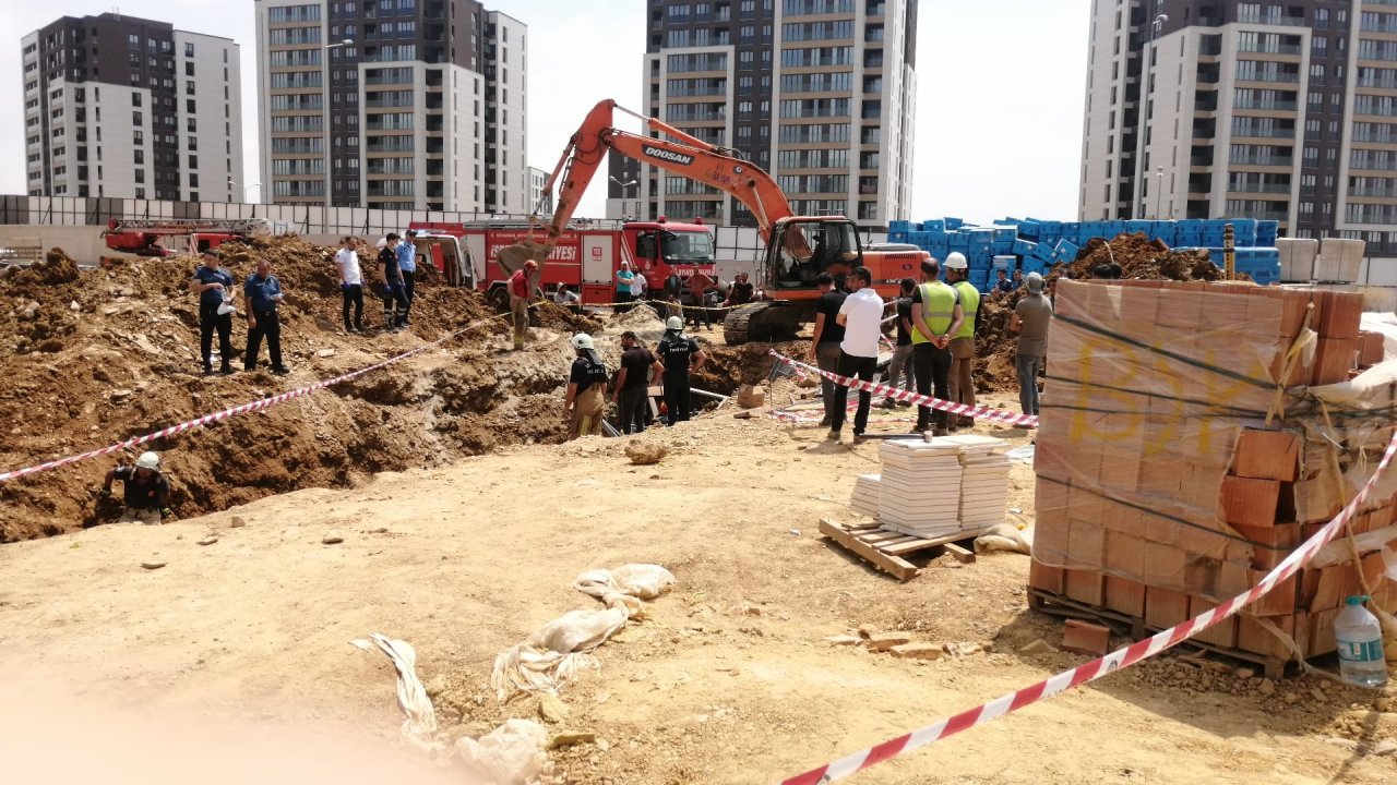 Başakşehir’de göçük altında kalan işçi öldü