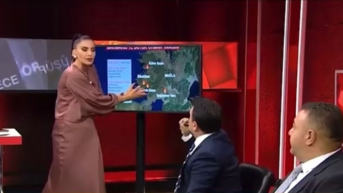Canlı yayında Marmaris’teki yangını çıkaran kişiye sert tepki