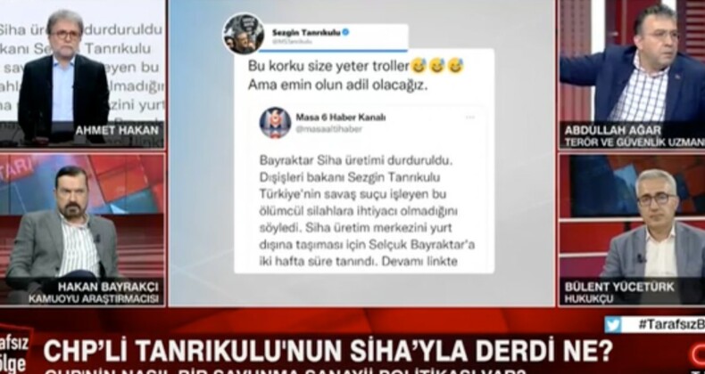 Canlı yayında Sezgin Tanrıkulu ve CHP tartışması