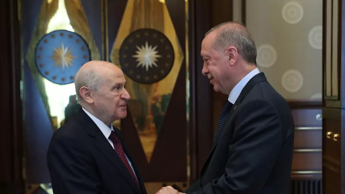 Cumhurbaşkanı Erdoğan-Devlet Bahçeli görüşmesi