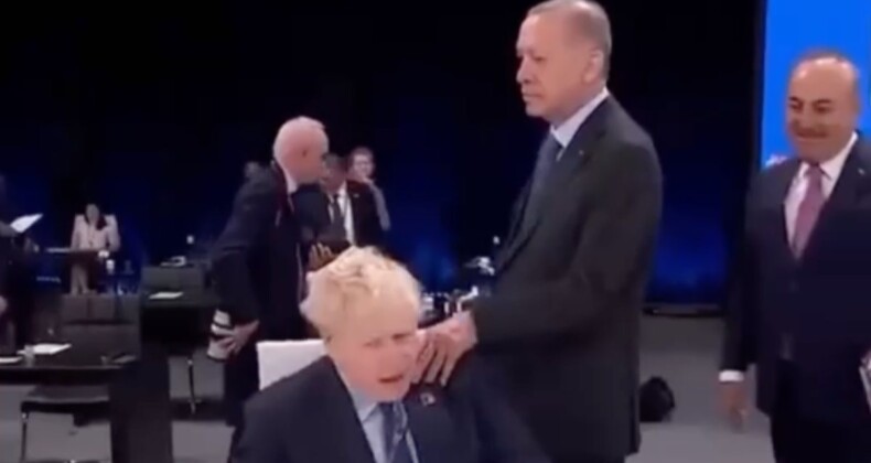 Cumhurbaşkanı Erdoğan ile Boris Johnson’ın eğlenceli anları