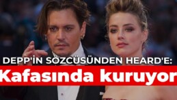 Depp’in sözcüsünden Heard’e: Kafasında kuruyor