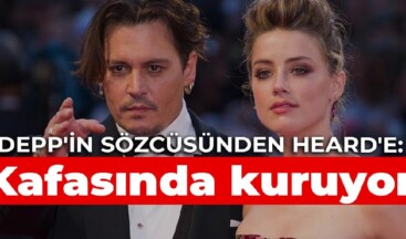 Depp’in sözcüsünden Heard’e: Kafasında kuruyor