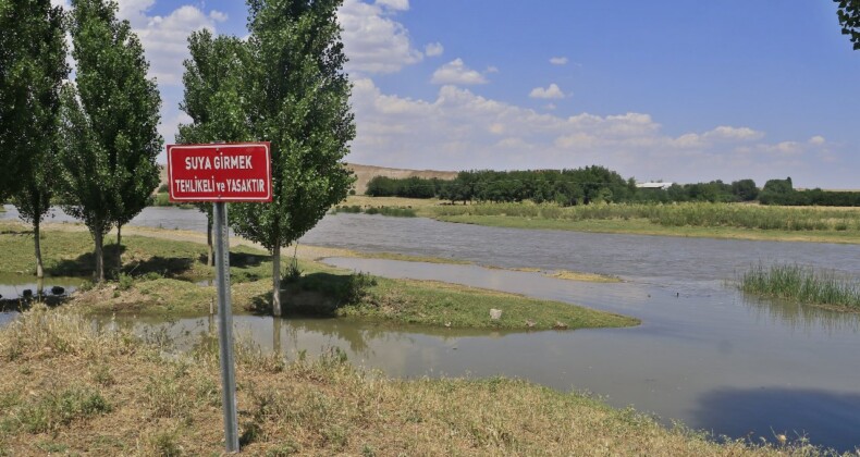Dicle Nehri’nde 3 liselinin öldüğü bölgeye uyarı tabelaları dikildi