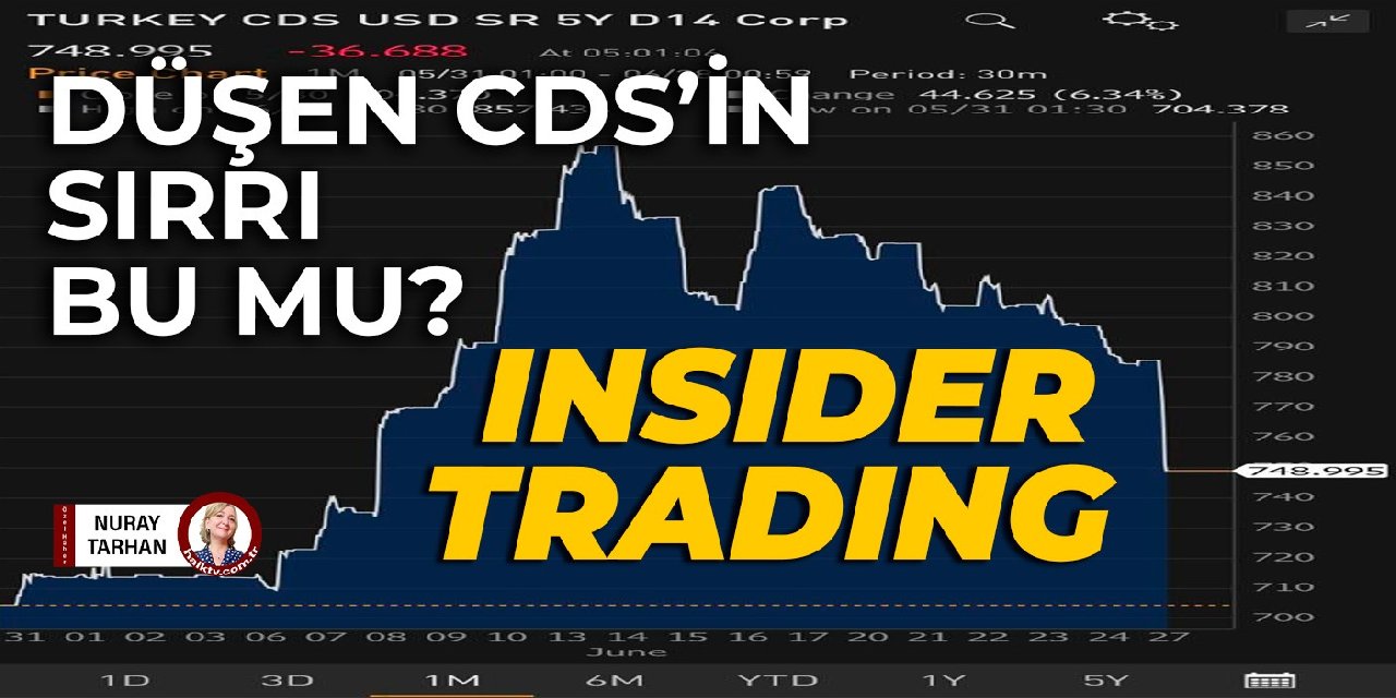 Düşen CDS’in sırrı bu mu: INSIDER TRADING