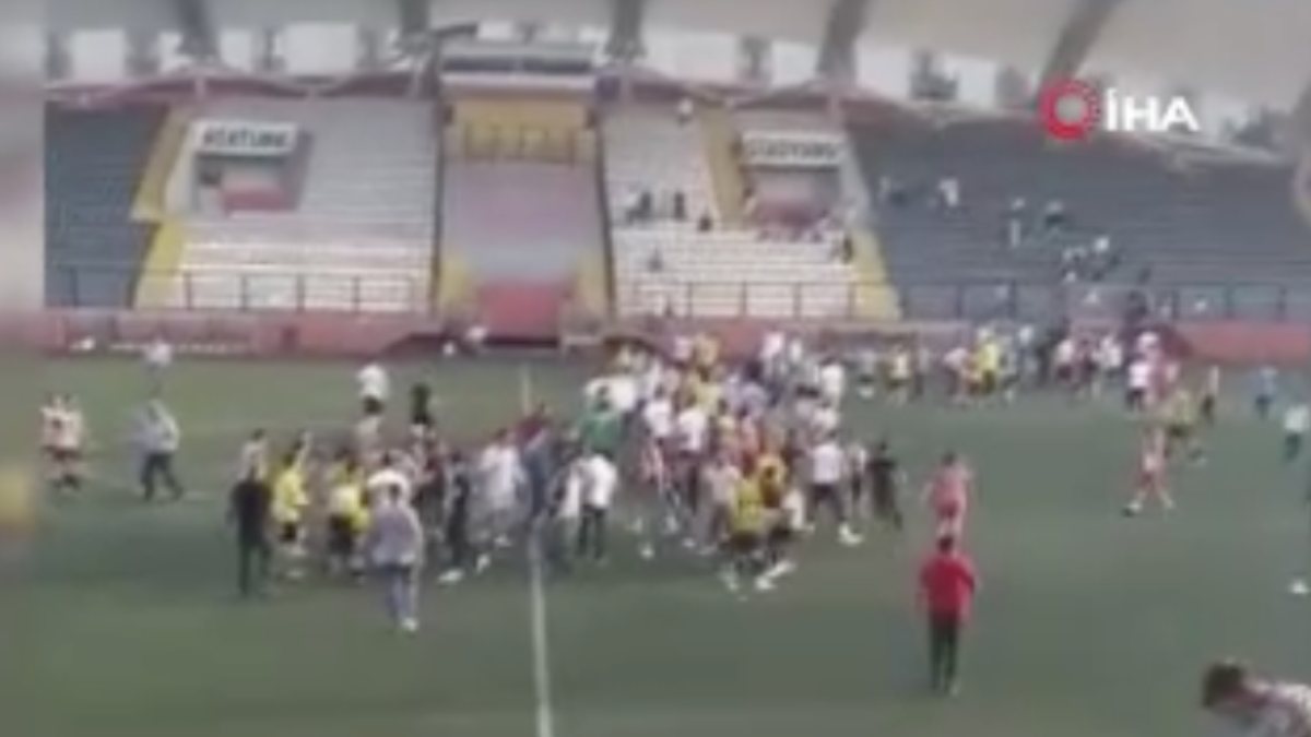 İstanbul’da futbol turnuvasında çıkan kavga dışarı taştı