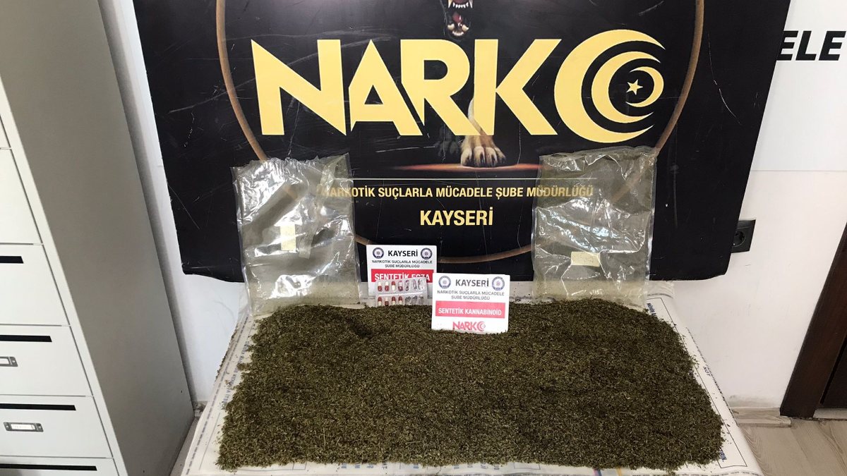 Kayseri’de uyuşturucu operasyonu: 5 gözaltı