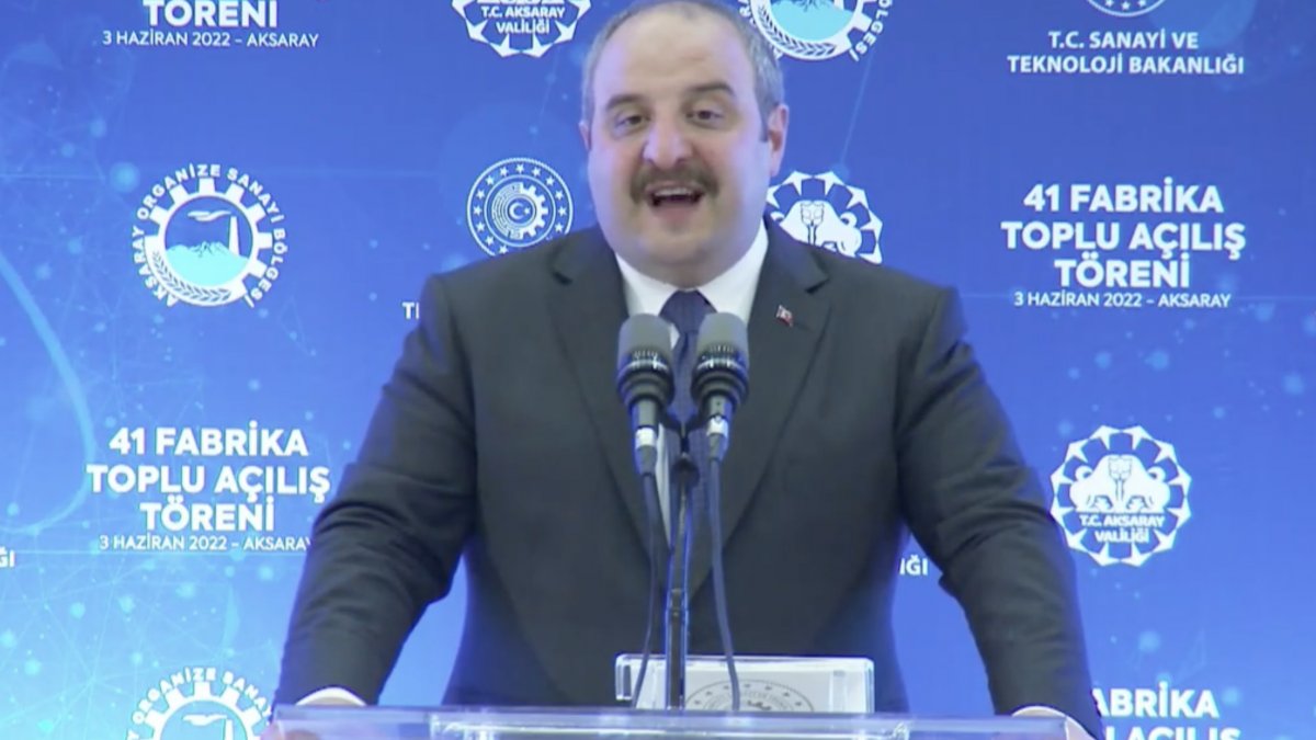 Mustafa Varank, Aksaray’da 41 fabrikanın açılışını yaptı