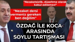 Özdağ ile Koca arasında Soylu tartışması