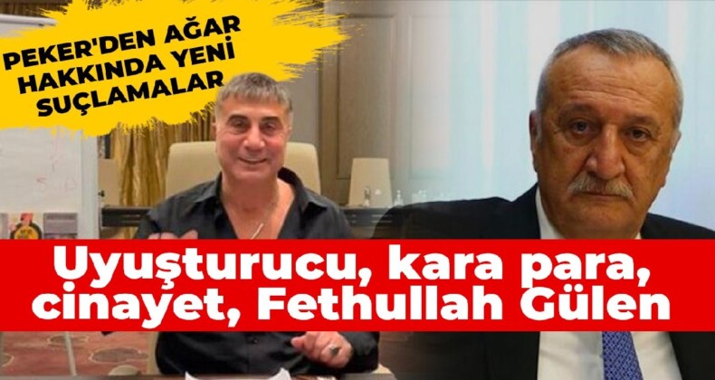 Sedat Peker’den Mehmet Ağar hakkında yeni suçlamalar: Uyuşturucu, kara para, cinayet, Fethullah Gülen
