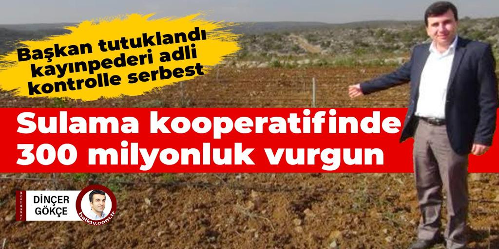 Sulama Birliği başkanı ‘dolandırıcılık’ suçlaması ile tutuklandı