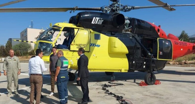 Türkiye, KKTC’ye yangın söndürme helikopteri gönderdi