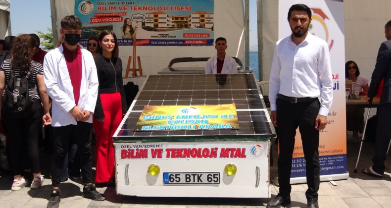 Vanlı öğrenciler, güneş enerjisiyle çalışan araç yaptı