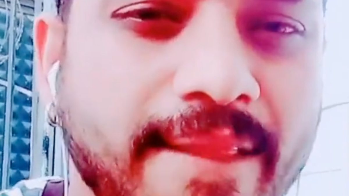 Yabancu uyruklu şahıs, gördüğü kadını gizlice kayda aldı