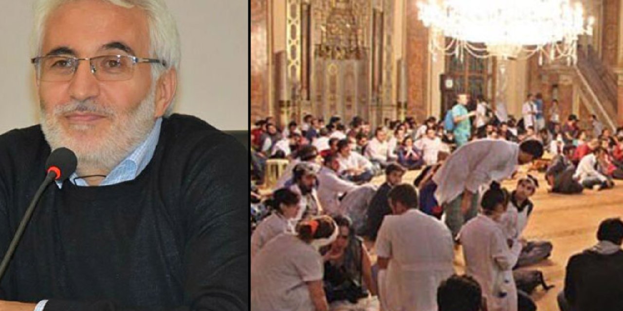 Yeni Şafak yazarı: Cami içindeki en dikkat çekici görüntü insanların giysisinin arkasındaki haçtı