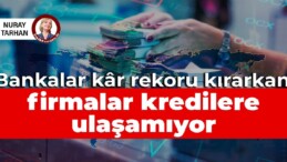 Bankalar kâr rekoru kırarkan, firmalar kredilere ulaşamıyor