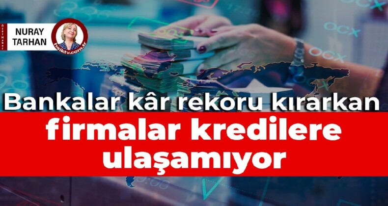 Bankalar kâr rekoru kırarkan, firmalar kredilere ulaşamıyor