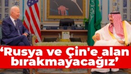 Biden: Orta Doğu’da Rusya ve Çin’e alan bırakmayacağız