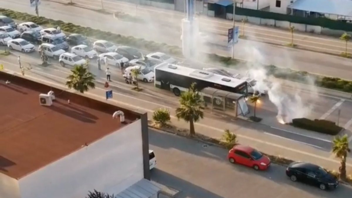 Bursa’da asker konvoyu, ambulansın geçmesine izin vermedi