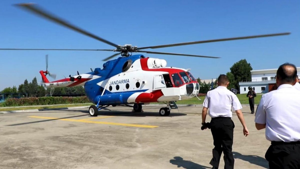 Bursa’da orman yangınlarına karşı helikopterli denetim